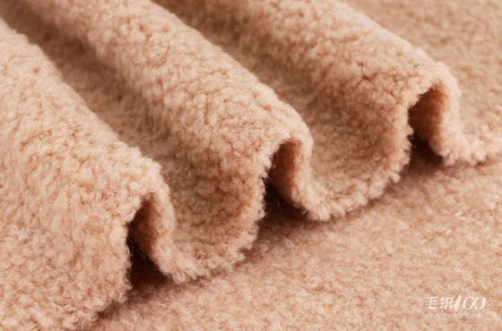 Moistureproof Lightweight Chunky Loop Yarn , 1/5NM Smooth Nylon Wool Yarn