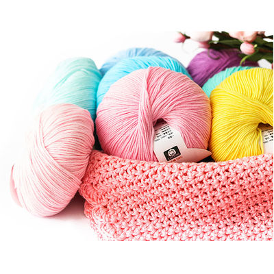 Anti Pilling Twisted Cotton Yarn Practical Moistureproof For Baby Sweater