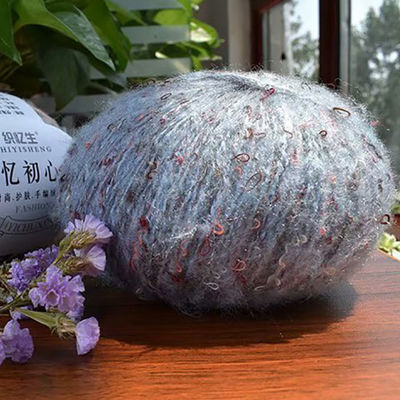 Recyclable Chunky Cotton Acrylic Blend Yarn Multipurpose Practical