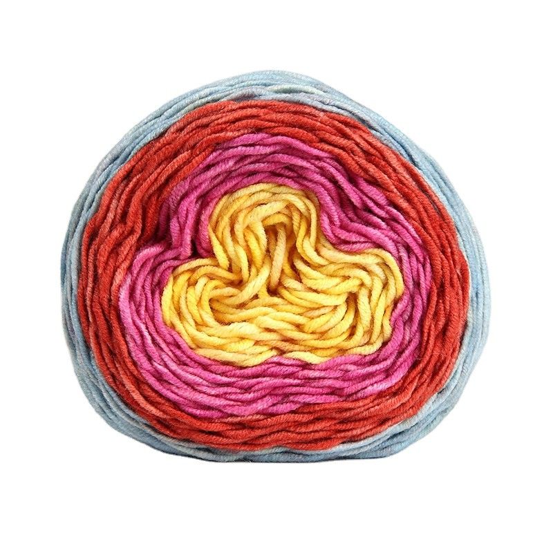 Chunky Cotton Wool Blend Yarn Anti Bacteria Lightweight For Hand Knitting